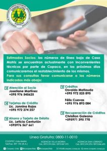 NUMEROS CORPORATIVOS