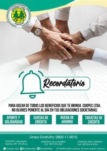 RECORDATORIO: