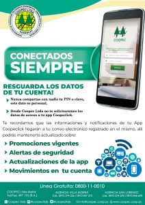 Te invitamos a estar conectado estés donde estés!