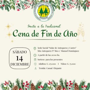 Tradicional Cena de Fin de año 2024